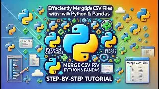 Efficiently Merge Multiple CSV Files into One with Python & Pandas | Step-by-Step Tutorial