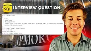 Solving a REAL JP Morgan SQL Interview Questions