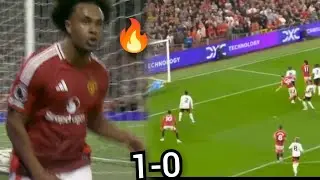 Man United Vs Fulham (1-0) | Zirkzee goal on debut 🔥