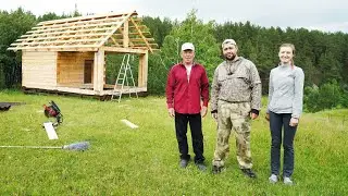 СТРОИМ РУССКУЮ БАНЮ! ОБРЕШЕТКА ГОТОВА | КОЗАМ НЕ ЖИВЕТСЯ СПОКОЙНО | ЕДЕМ ЗА ПОКУПКАМИ В ГОРОД