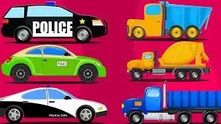 Street Vehicles | Car Cartoon Videos For Kids by Kids Channel