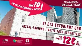 Benvinguts i benvingudes a la UAB de part del Servei d'Activitat Física!