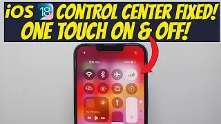 iOS 18 Control Center CUSTOMIZATION! One Touch ON & OFF (Wifi, Bluetooth Etc)