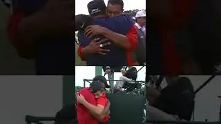 Tiger Woods’ full circle moment after winning 2019 Masters 🐅 ❤️ #shorts