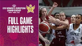 France 🇫🇷 vs Latvia 🇱🇻 | Quarter-Finals Highlights | FIBA U18 Womens European Championship 2023