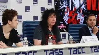 Blackie Lawless - 2017 - W.A.S.P. - Press Conference, Moscow (Interview) - 1