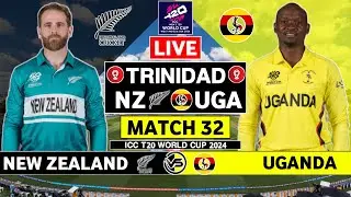 New Zealand vs Uganda Live Match | NZ vs UGA Live Match Today | ICC T20 World Cup Live Scores