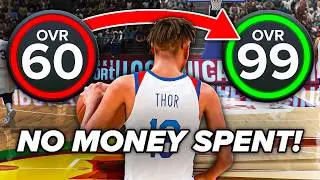 60 to 99 Overall NO MONEY SPENT in NBA 2K25 MyCareer - Ep. 2 FIBA U19 Champions!