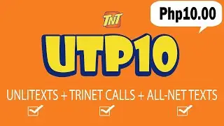 How to Register TNT UTP10 - 10 Pesos Unlitexts + Trinet calls + All-net texts Promo