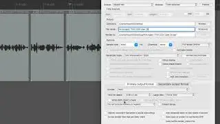 Creasting U-LAW Wavs for telephone audio systems in Reaper DAW