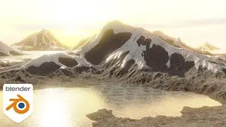 Create a Mountain Scene with Blender and World Creator