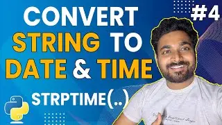 Python Datetime strptime function | Part - 4