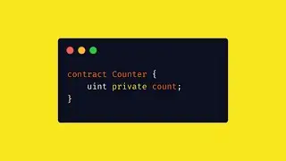 Solidity SIMPLE COUNTER PROGRAM! 👨‍💻 