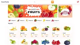 E-commerce food shop website PHP & MySQL source code download free