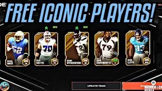 HOW TO GET FREE ICONIC PLAYERS! NEW METHOD! Madden Mobile 25