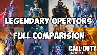 All 10 Legendary Characters Comparision | COD Mobile | CODM