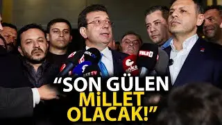 Ekrem İmamoğlu, Esenyurt Belediye Başkanı Ahmet Özer için Çağlayan Adliyesi önünde açıklama yaptı