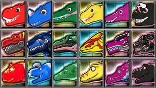 Dinosaur Guard + Dinosaur Train + Dino Robot Corps - T-Rex/Mosasaurus/Velociraptor/Spinosaurus/