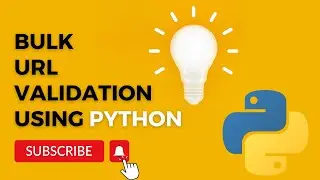 Bulk URL checker or validation using python programming language