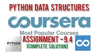 Python Data Structures Assignment 9.4 Solution [Coursera] | Assignment 9.4 Python Data Structures