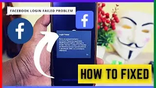 Fixed Facebook Login Failed | Sorry an Unexpected Error Occurred Problem | Please Try Again Later