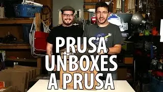 Josef Prusa Unboxing the Original Prusa i3 mk2 Kit 3D Printer