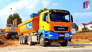 **TRUCKS** MAN TGS 26.480 & 18.480 Tipper Trailer / Sattelkipper, Germany, 2017.