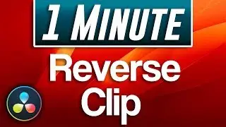 Davinci Resolve 15 - How to Reverse Video Clip