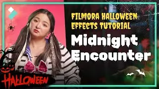 The Midnight Encounter | Filmora Halloween Short Tutorial 🎃