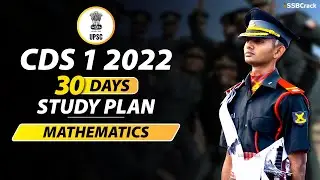 CDS Exam Maths 30 Days Study Plan