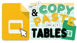 Copy and Paste Tables from Google Sheets to Google Slides! (Linked Tables)