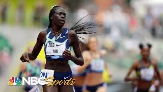 Athing Mu smashes U.S. record in womens 800m win at Prefontaine Classic | NBC Sports