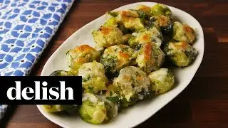 How to Make Smashed Brussels Sprouts | Recipe | Delish