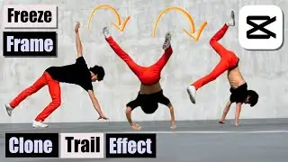 FREEZE FRAME Clone Trail Effect in CapCut (Tutorial)