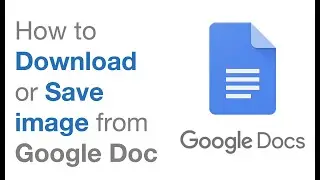 How to save image from Google Doc in simple steps