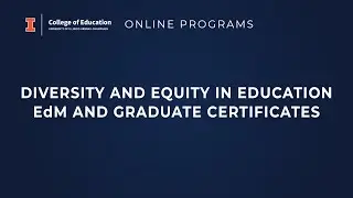 Online Programs - Diversity and Equity in Education, EdM and Graduate Certificates