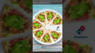 Add More Pizza Slices in Photoshop #shorts #photoshop #tutorial #adobe #creativegraphicz