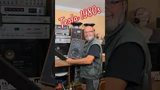 1980s TESLA Vintage Speakers Sound Test Tesla ARS 1018 @youtubecreators #youtubehighfive