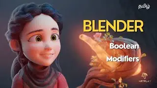 Blender Boolean Modifier || தமிழ் || ArtPlay || Subscribe Now