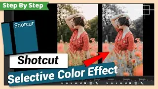 Color Isolation or Selective Color Effect | Shotcut Tutorial