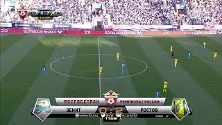 Dmitry Poloz goal. Zenit vs FC Rostov | RPL 2016/17