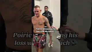 Poirier and his coach after the fight 🔊 #UFC302