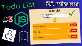 Learn Express.js building the backend of a Todo List Application! #3