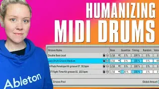 Adding Swing, Groove & Ghost Notes Into MIDI Drums In Ableton Live • Ep 3