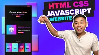 HTML CSS Javascript Website Tutorial - Responsive Beginner JS Project with Smooth Scroll