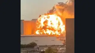 Мощный взрыв , Бейрут,Ливан,погибло 73 чел.||Powerful explosion, Beirut,Lebanon,killing 73 people