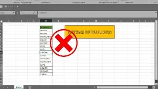 COMO QUITAR REGISTROS DUPLICADOS FÁCIL EN EXCEL