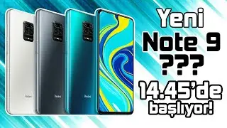 Yeni Xiaomi Note 9? Lansman canlı yayını 14.45te!