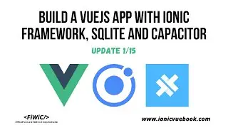 Ionic VueJS - ionicvuebook.com - Ionic Book Update 1/15/2021