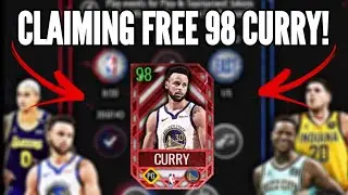 CLAIMING FREE 98 OVR STEPH CURRY!!! 110 THREE POINTER!!! NBA LIVE MOBILE 21